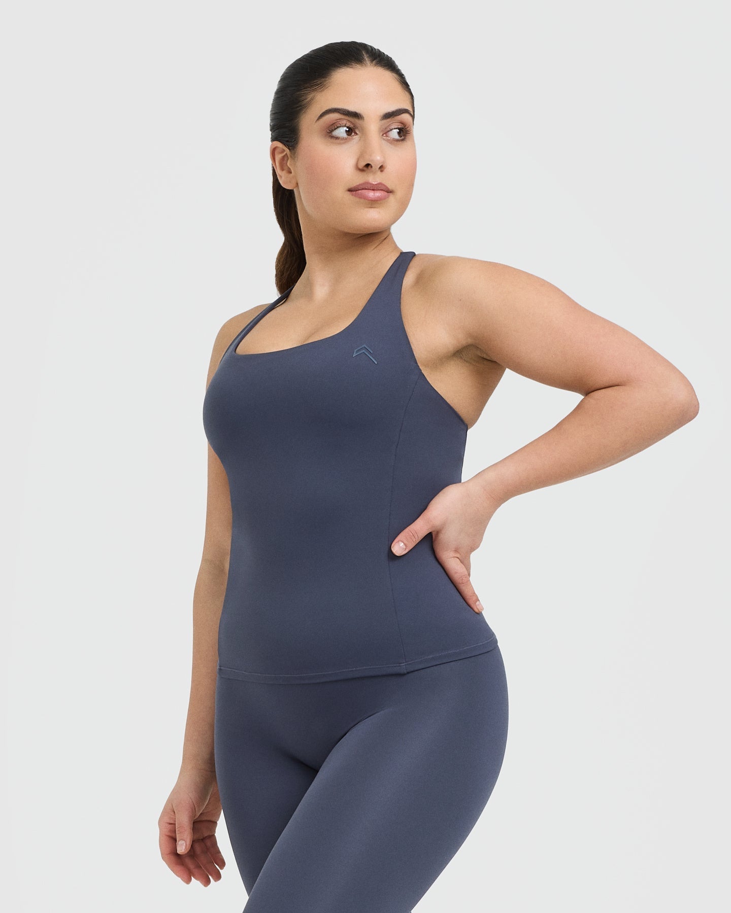 Timeless Square Neck Tank Top | True Blue