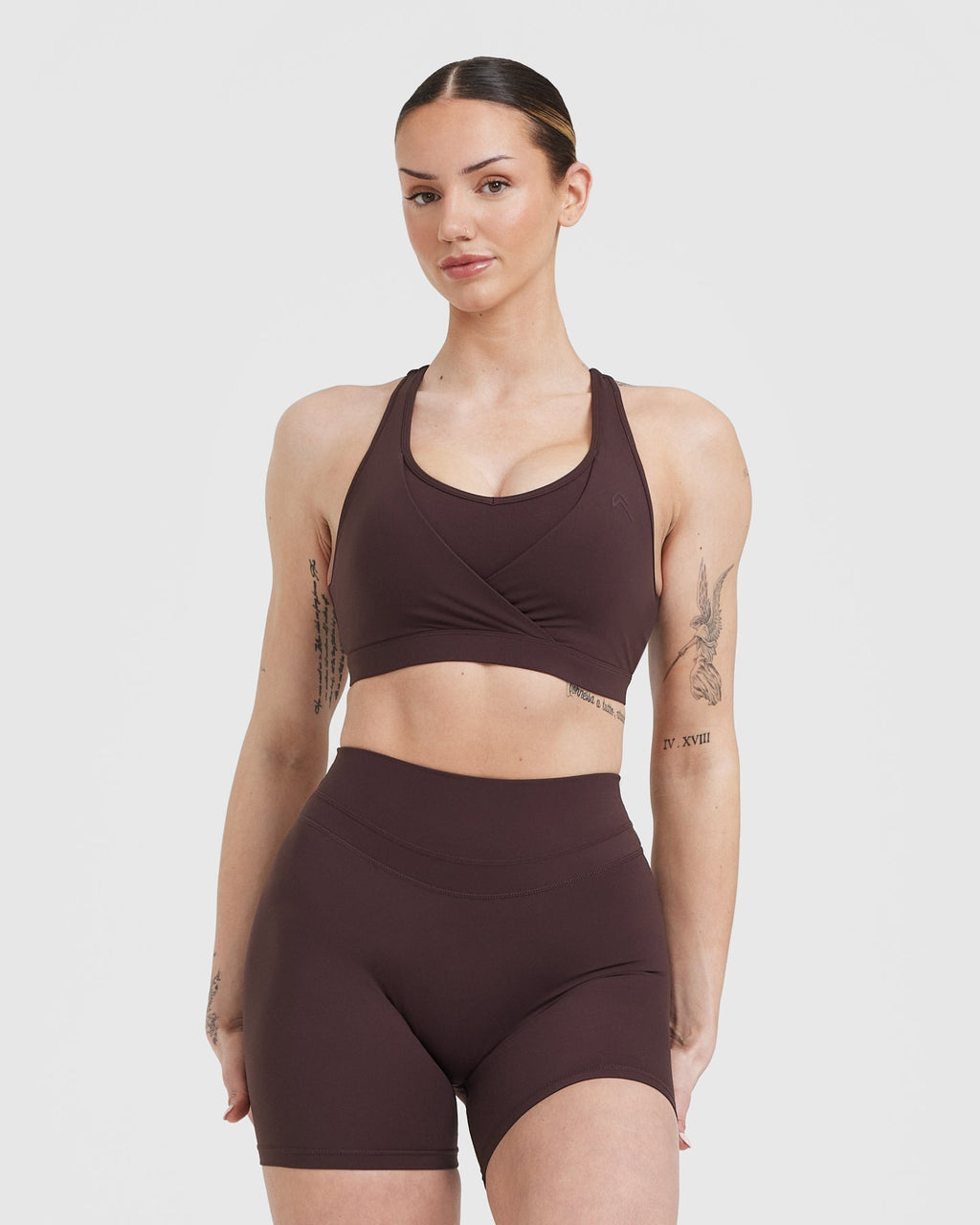 UnifiedMove™ Layered Sports Bra | Plum Brown