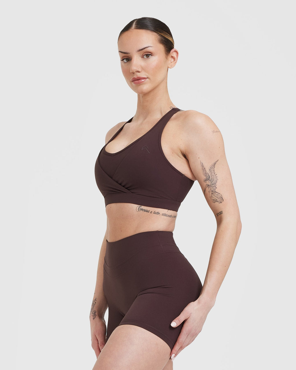 UnifiedMove™ Layered Sports Bra | Plum Brown