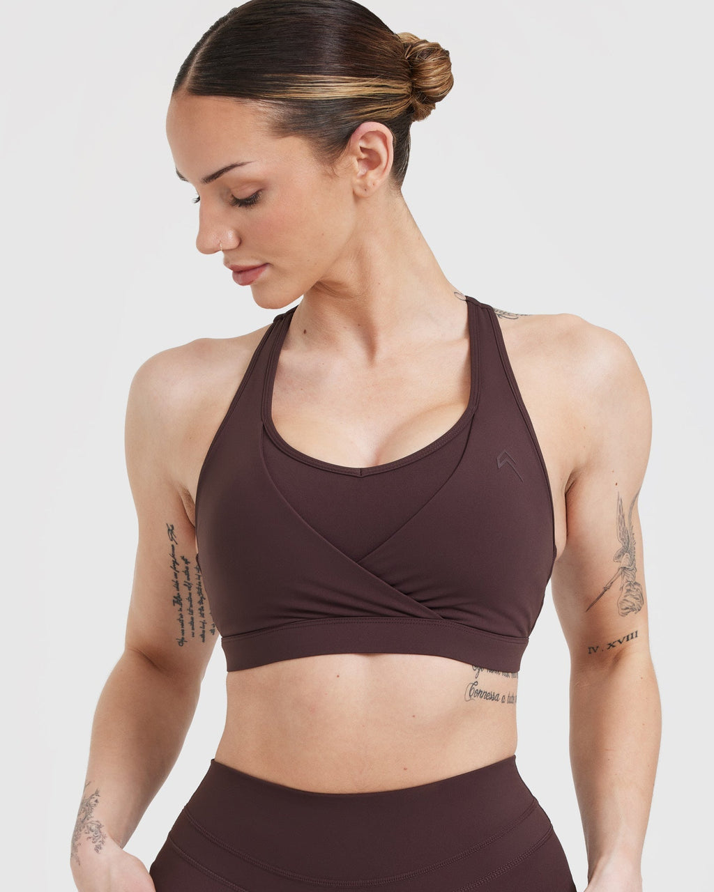 UnifiedMove™ Layered Sports Bra | Plum Brown