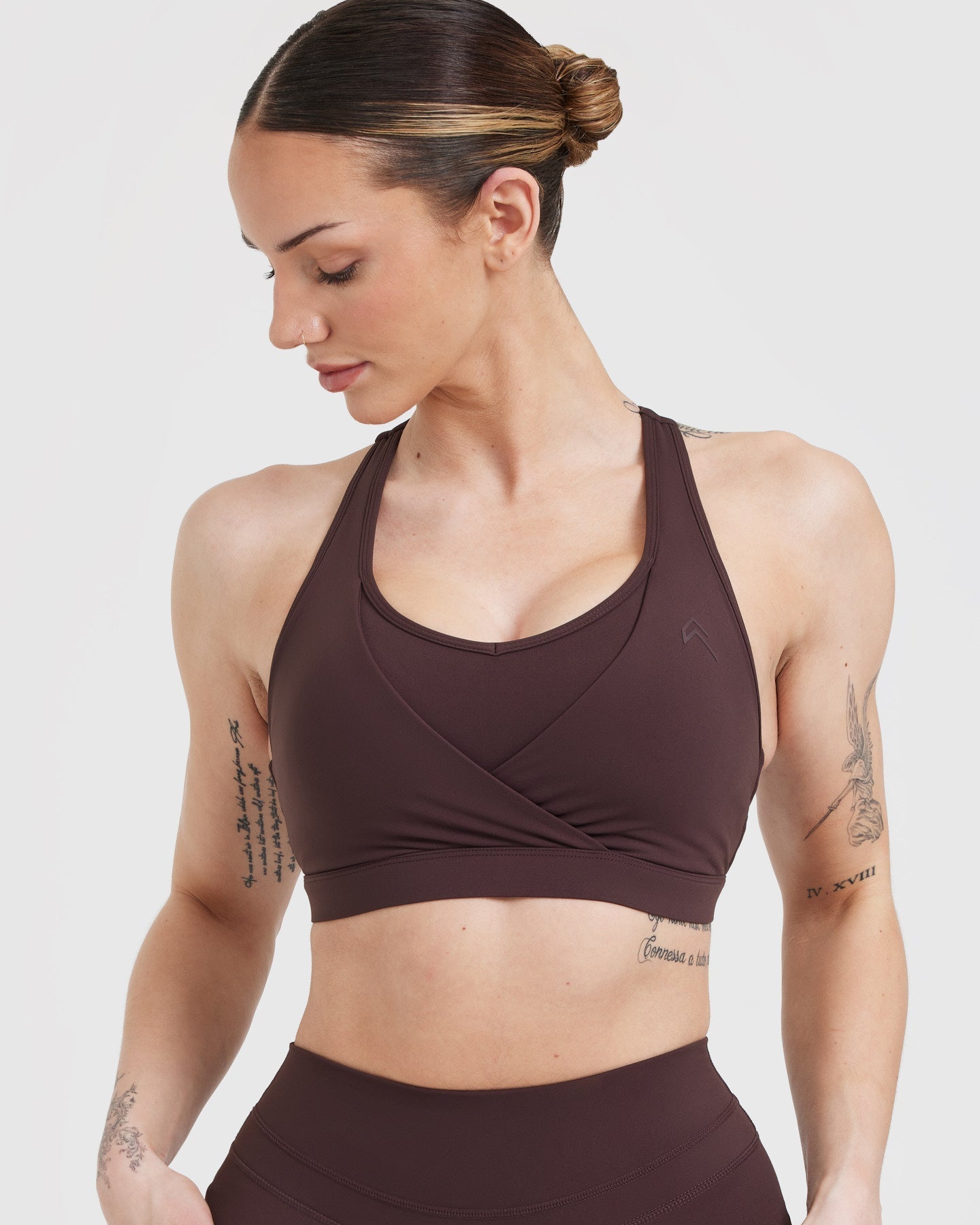 UnifiedMove™ Layered Sports Bra | Plum Brown